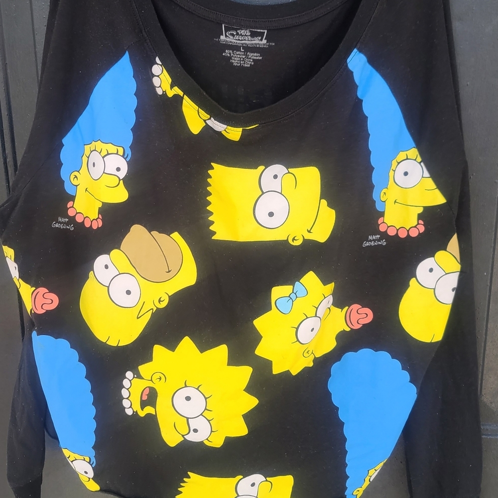 Women 2014 Simpsons (Matt Groening) long Sleeve t shirt/Tank Top Size L.